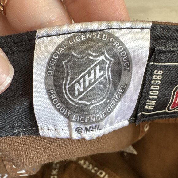 Vintage Tampa Bay Lightning Hat Fitted OSFA Brown Old Time Hockey NHL Hockey - Picture 12 of 16